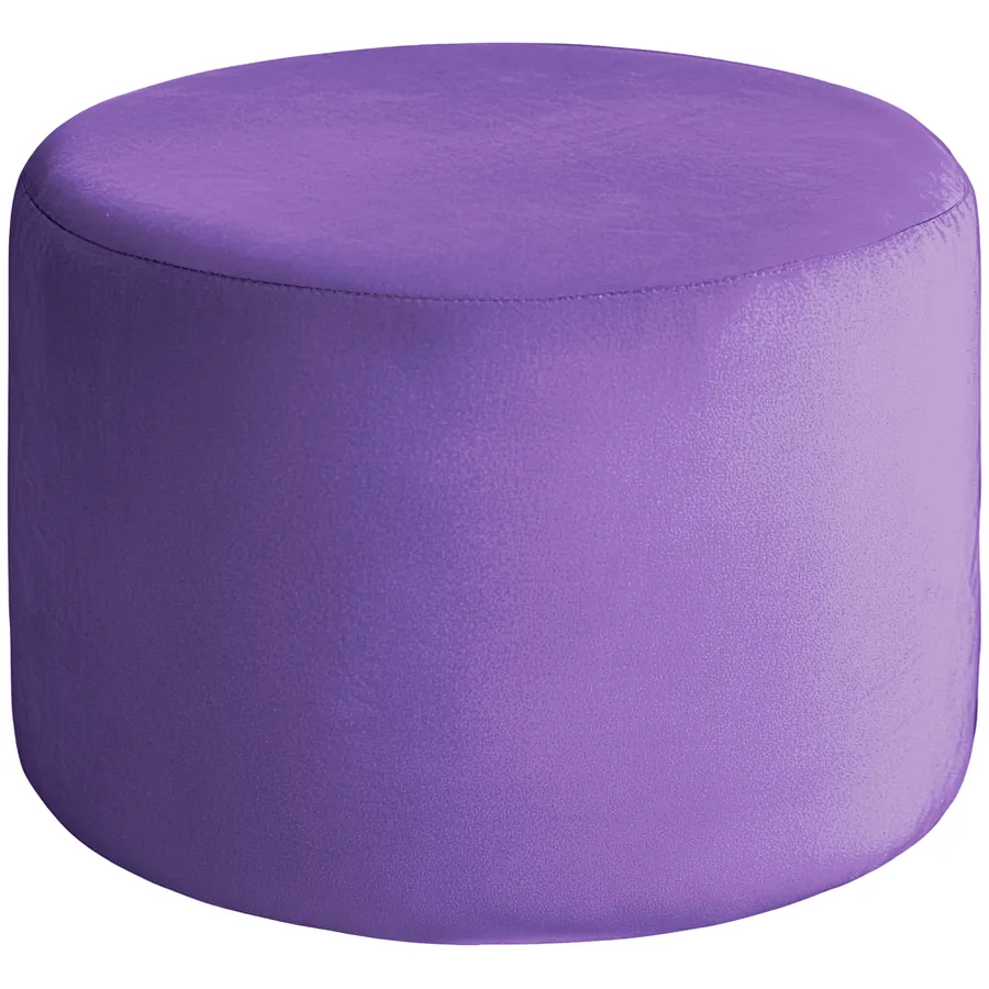 Пуфик "Фуфик" миди фиолетовый люпин бархат - Фото миниатюра 1