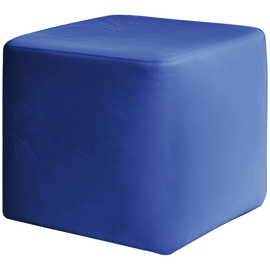 Пуфик "Квадро" | синий Ван Гога бархат - Фото миниатюра 2