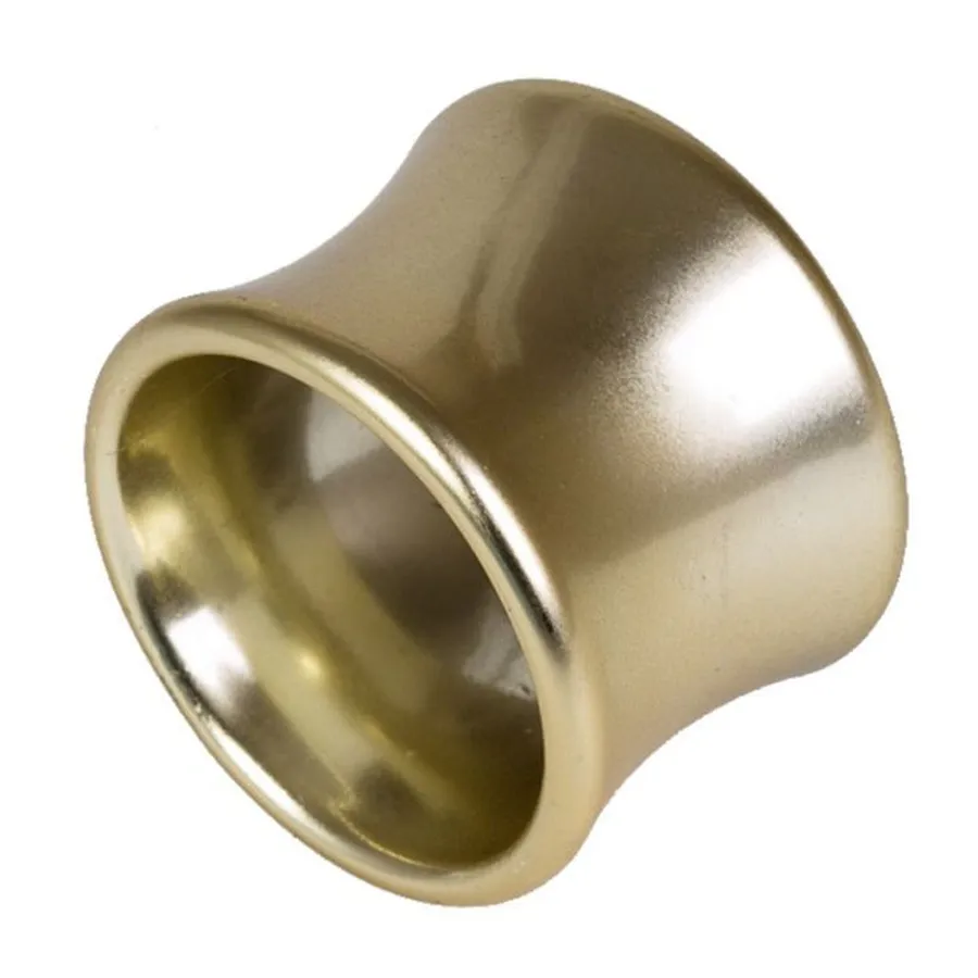 Кольцо для салфетки "Свифт" золотое - Фото миниатюра 1