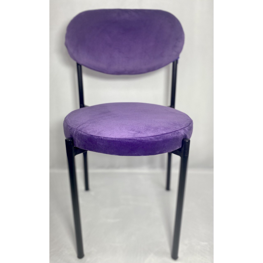 Стул Monaco черный фиолетовый - Фото миниатюра 2
