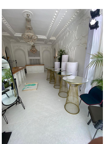 Коктейльный стол золото (каркас)