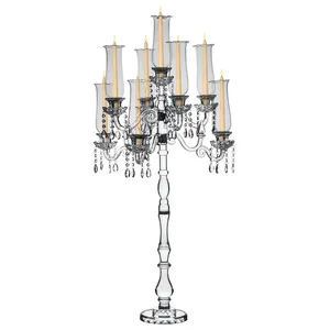 Канделябр «Алис» на 9 свечей хрустальный