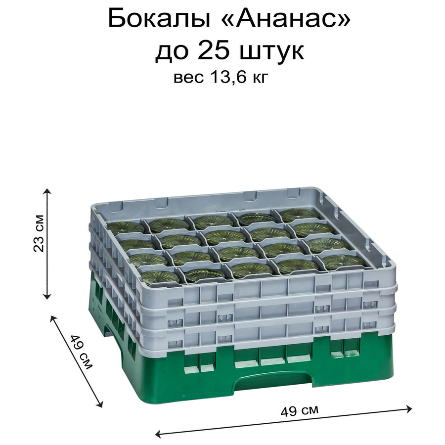 Бокал «Ананас» фиолетовый - Фото миниатюра 4
