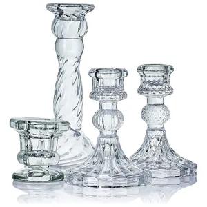 Набор подсвечников «Фортуна» прозрачные