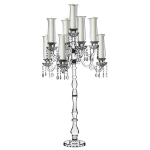 Канделябр «Алис» на 9 свечей хрустальный