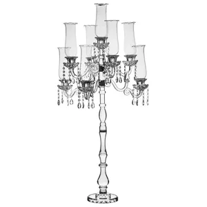 Канделябр «Алис» на 9 свечей хрустальный