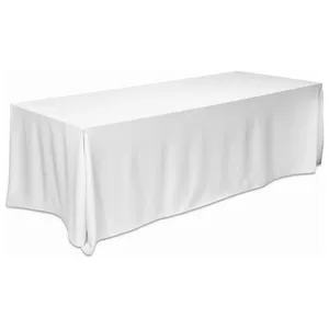 Скатерть широкая прямоугольная белая