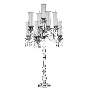 Канделябр «Алис» на 9 свечей хрустальный