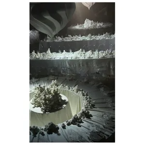 Стол «Змейка» 4 части коричневый