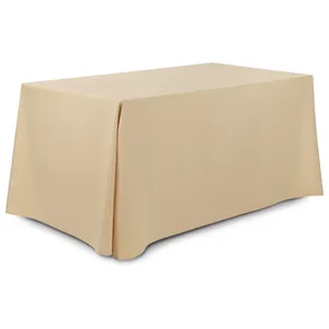 Скатерть прямоугольная габардин бежевая