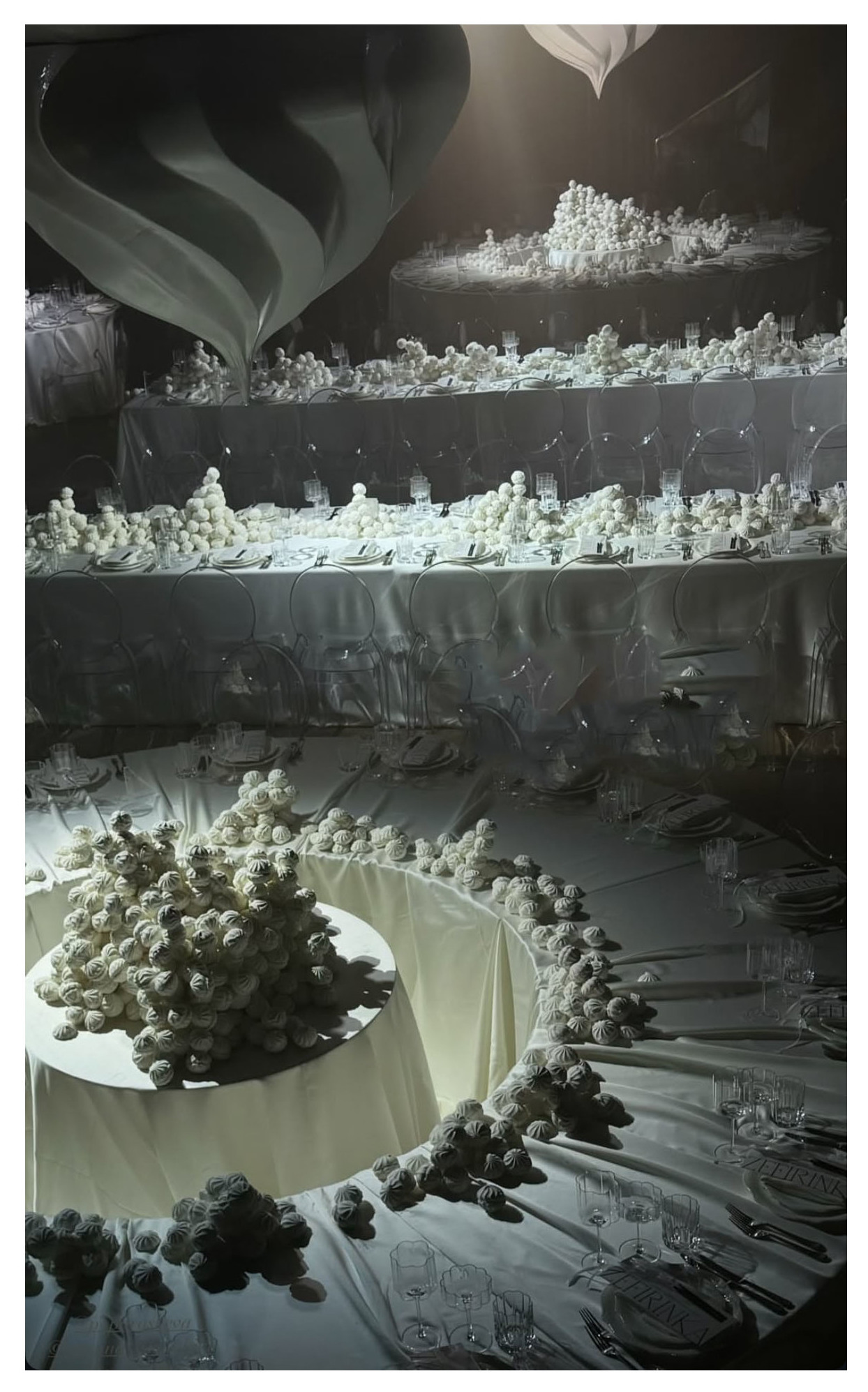 Стол «Змейка» 3 части коричневый - Фото миниатюра 5