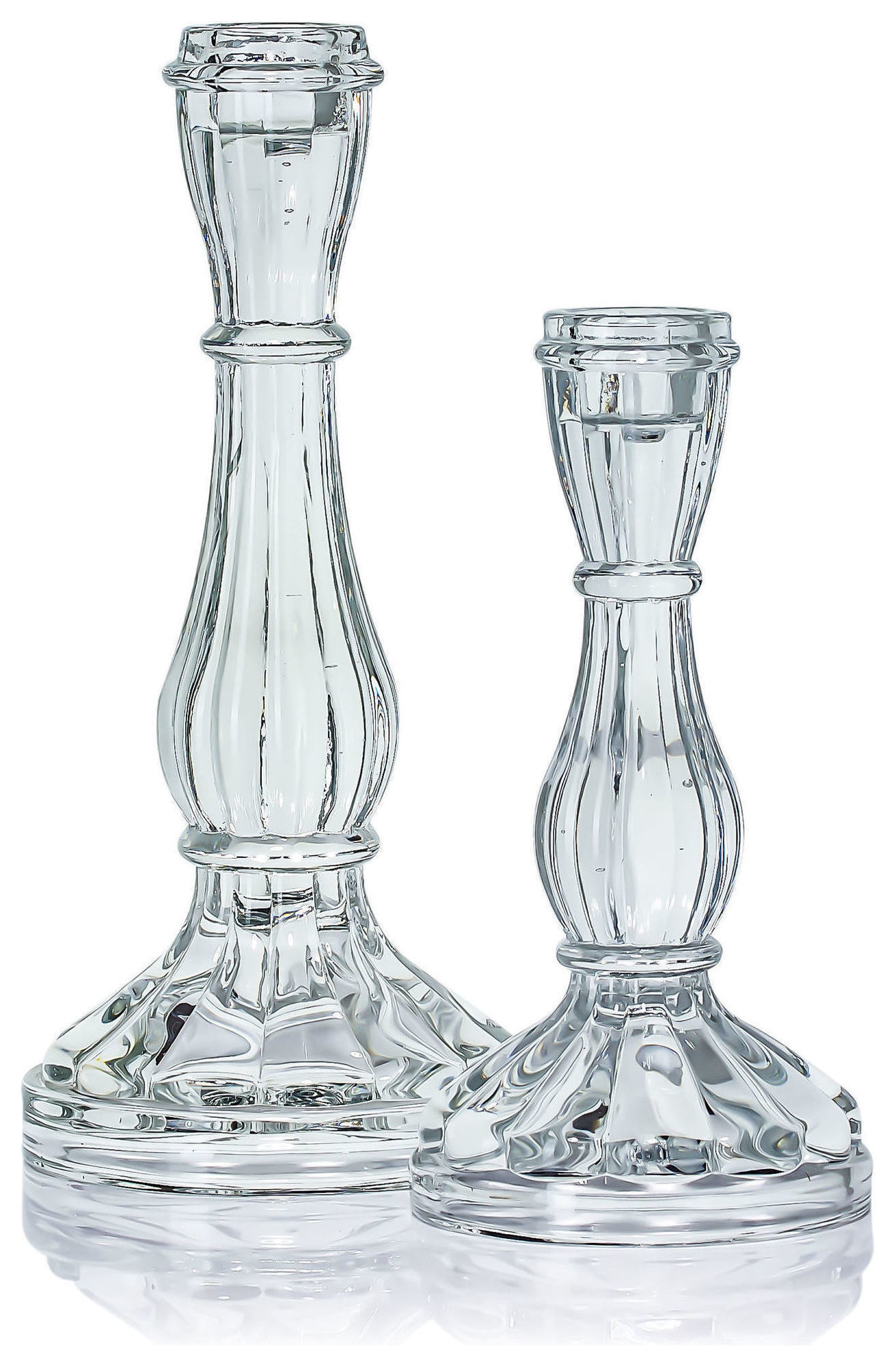 Набор подсвечников «Грейс» прозрачные