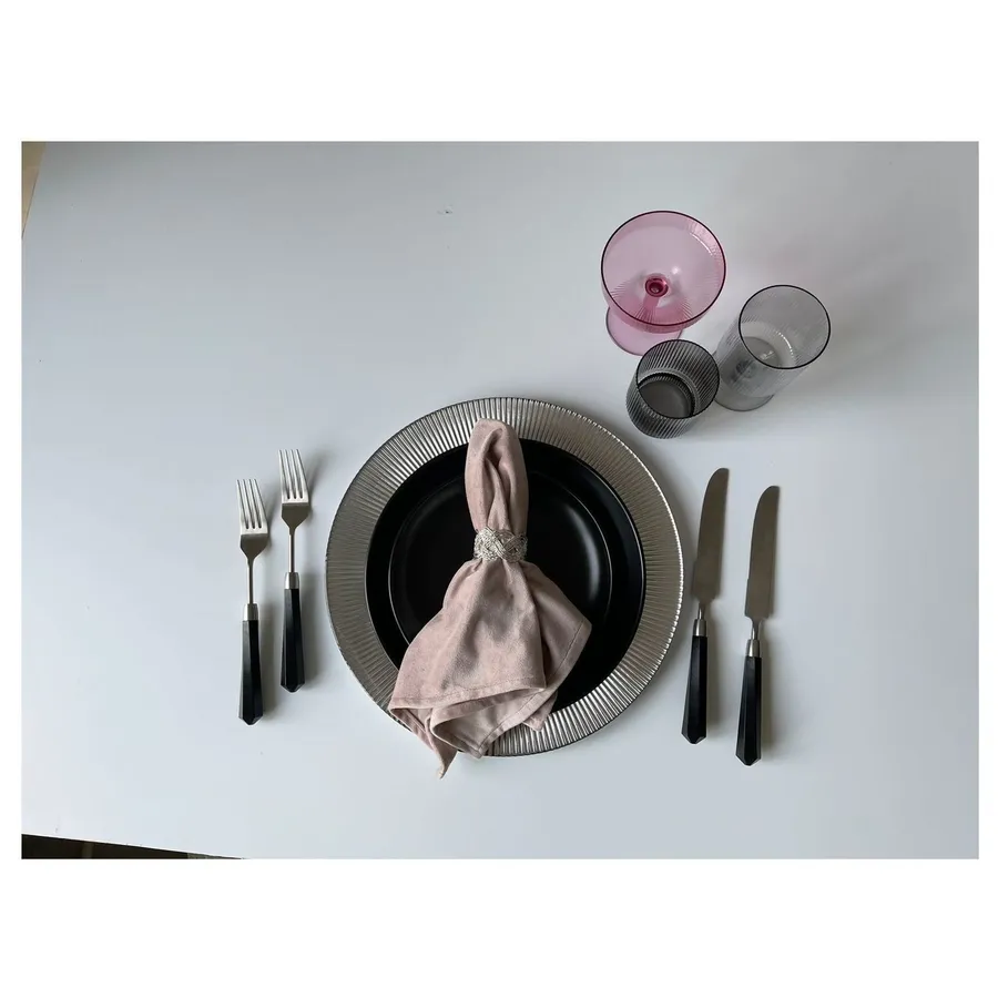 Кольцо для салфетки Curly Silver - Фото миниатюра 5