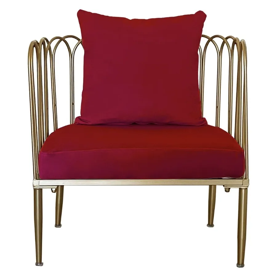 Кресло Squash Passion Expression МАЛИНОВО-КРАСНОЕ - Фото миниатюра 1