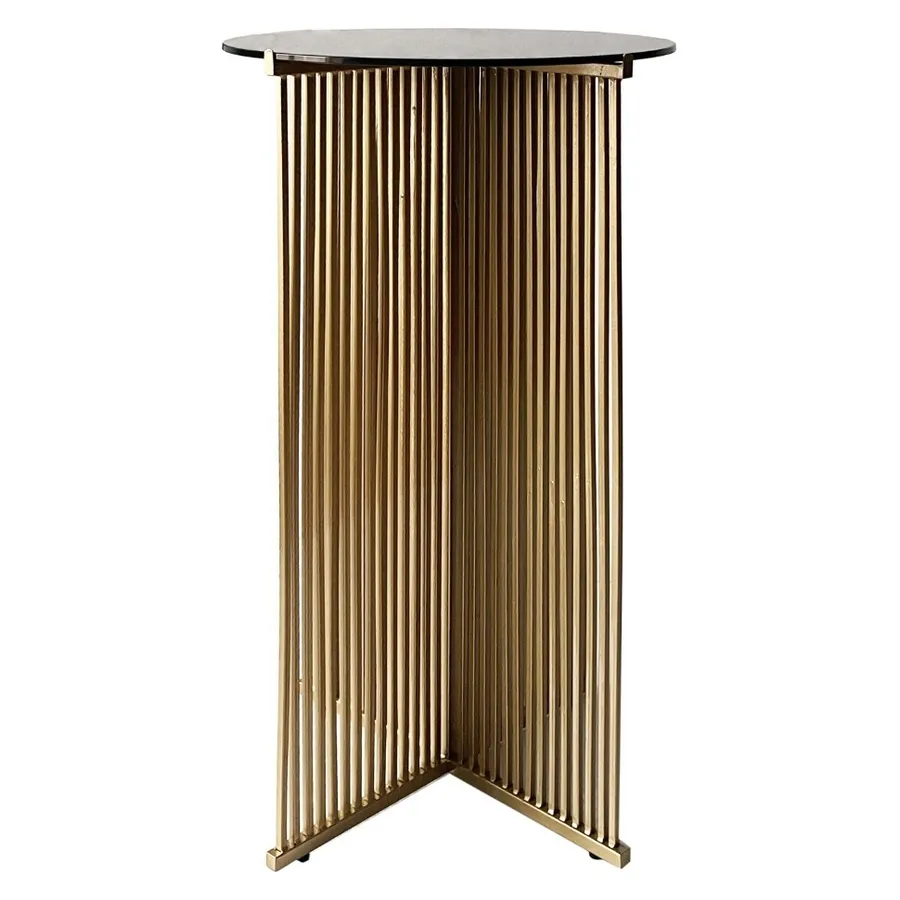 Коктейльный стол Shredder Gold c черной столешницей - Фото основное 1