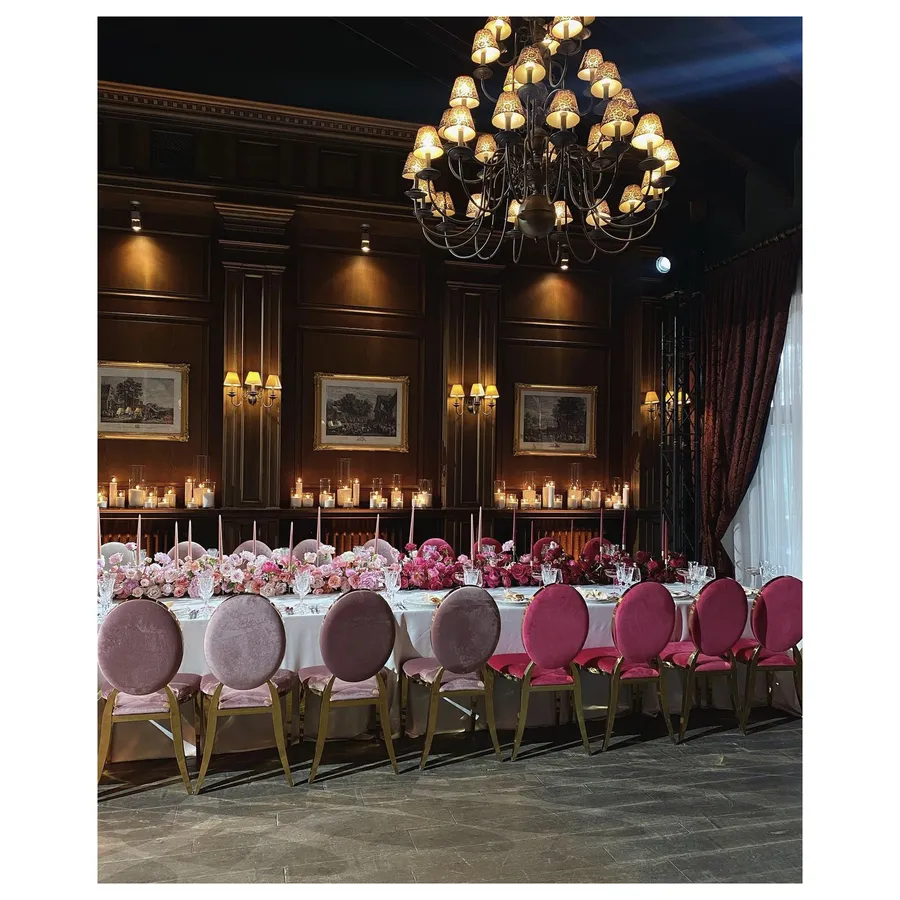 Стул Washington Gold, велюр пыльная роза - Фото миниатюра 6