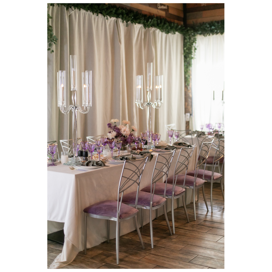 Стул Chameleon серебро (велюр), сиреневый - Фото миниатюра 3