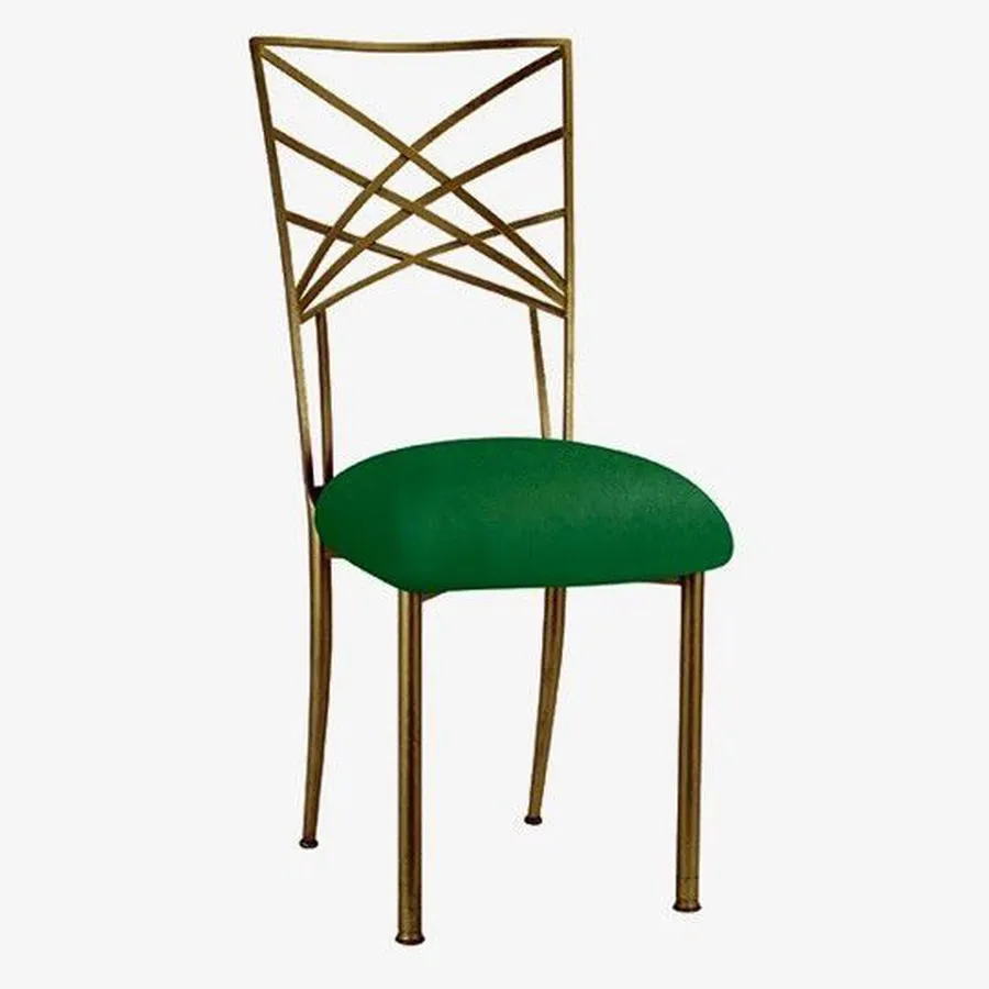 Подушка на стул Хамелеон изумрудная велюр - Фото миниатюра 1