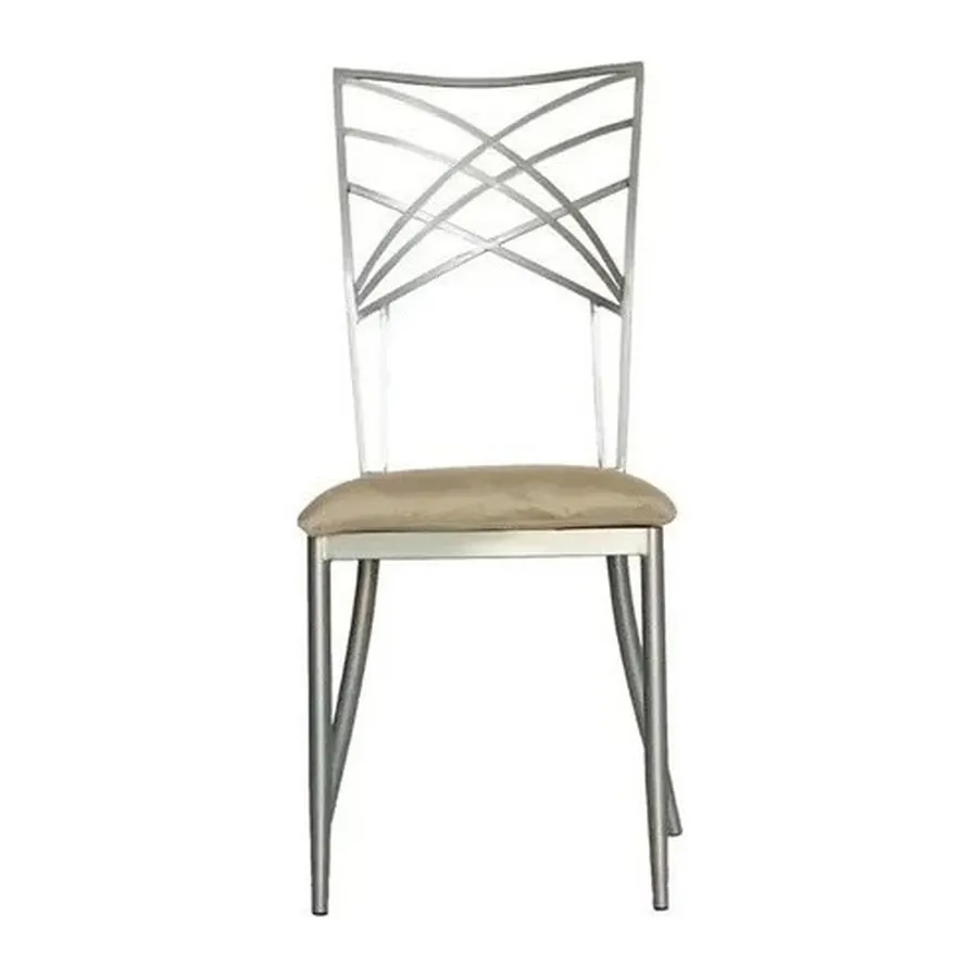 Стул Chameleon серебро (велюр),бежевый - Фото миниатюра 2