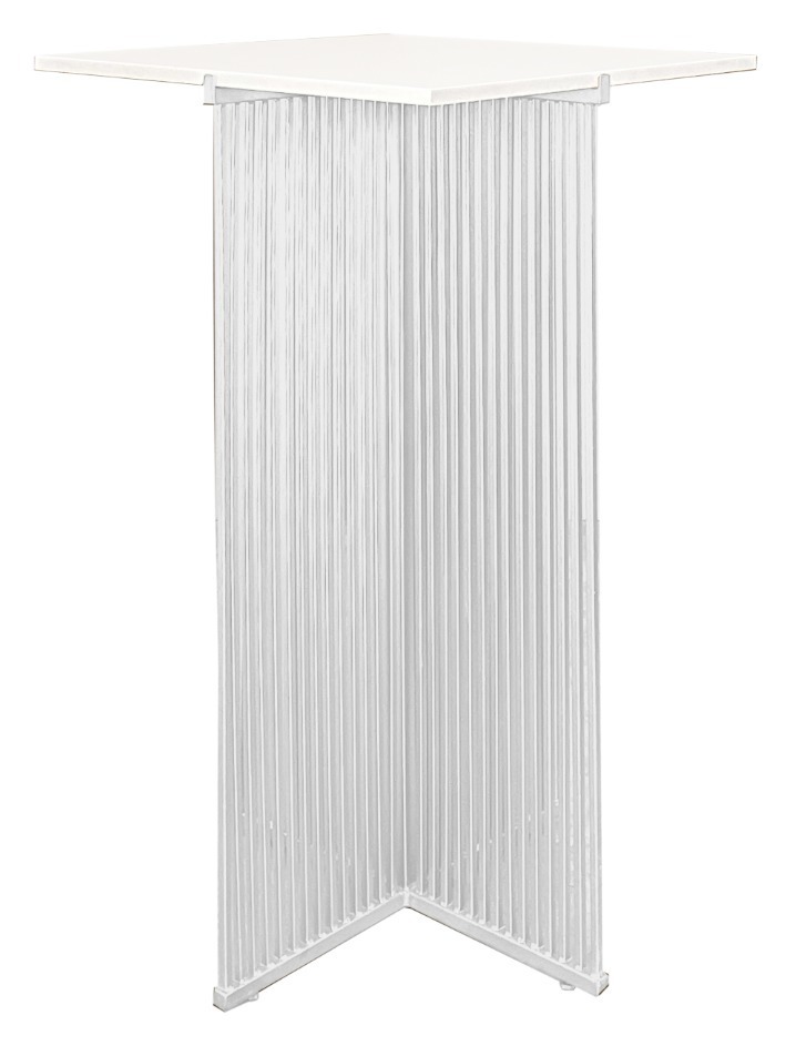 Коктейльный стол Shredder White Square