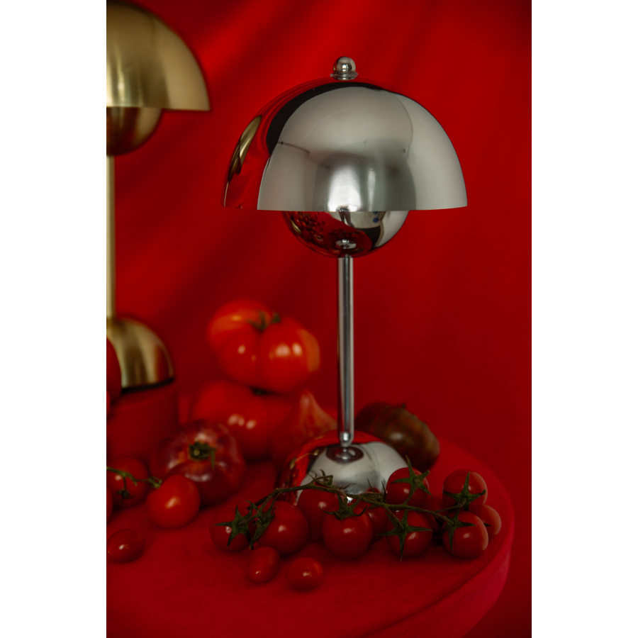 Беспроводная led-лампа Dome Silver - Фото миниатюра 3