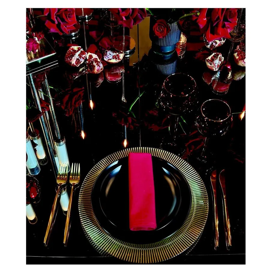 Сервировочная тарелка Oculus Gold - Фото миниатюра 6