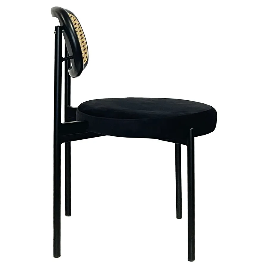 Стул Modern Black, Black Rotango + Total Black - Фото миниатюра 3