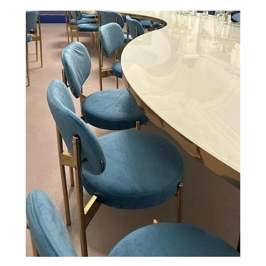 Стул Modern Gold, Teal - Фото миниатюра 6