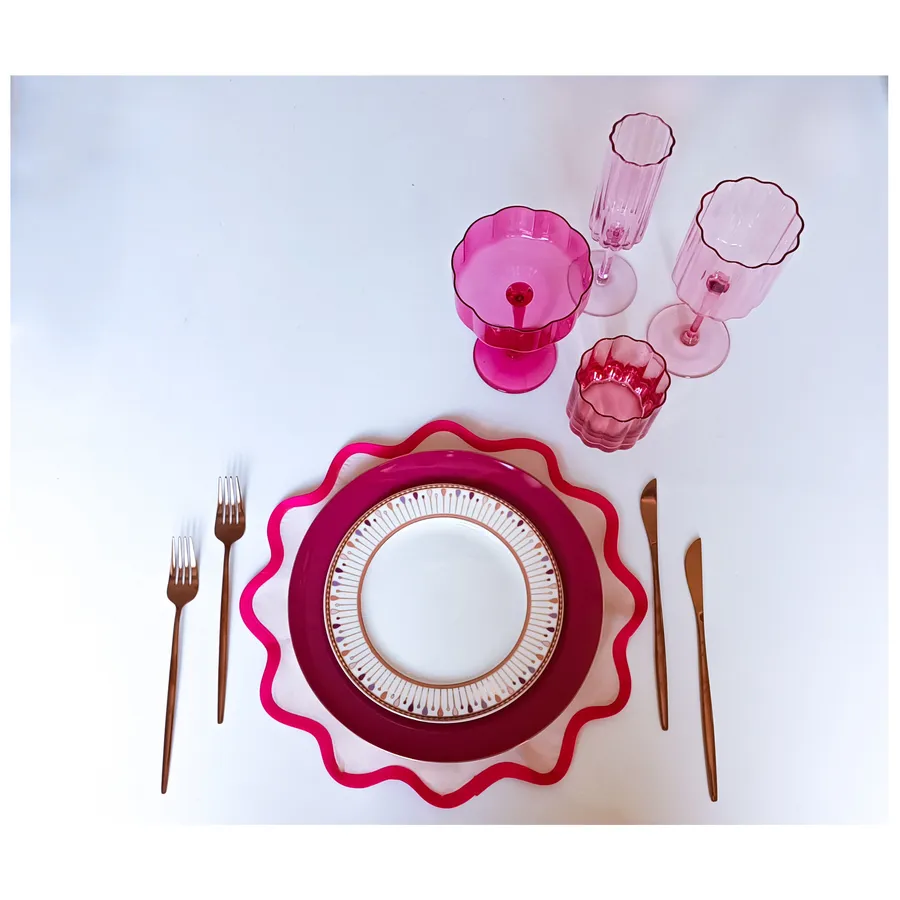 Тарелка Pattern Pink S - Фото миниатюра 6