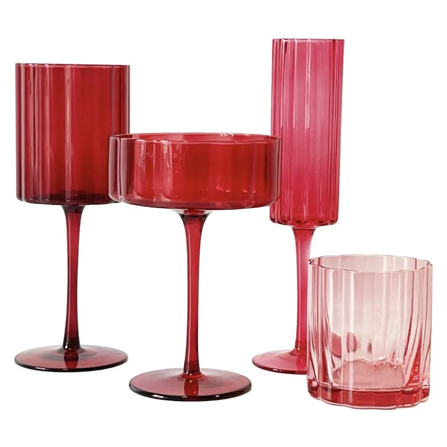 Сет бокалов Squash Этюд в красном - Фото миниатюра 1