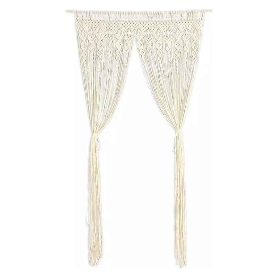 Панно декоративное из макраме Boho Сurtains - Фото миниатюра 2