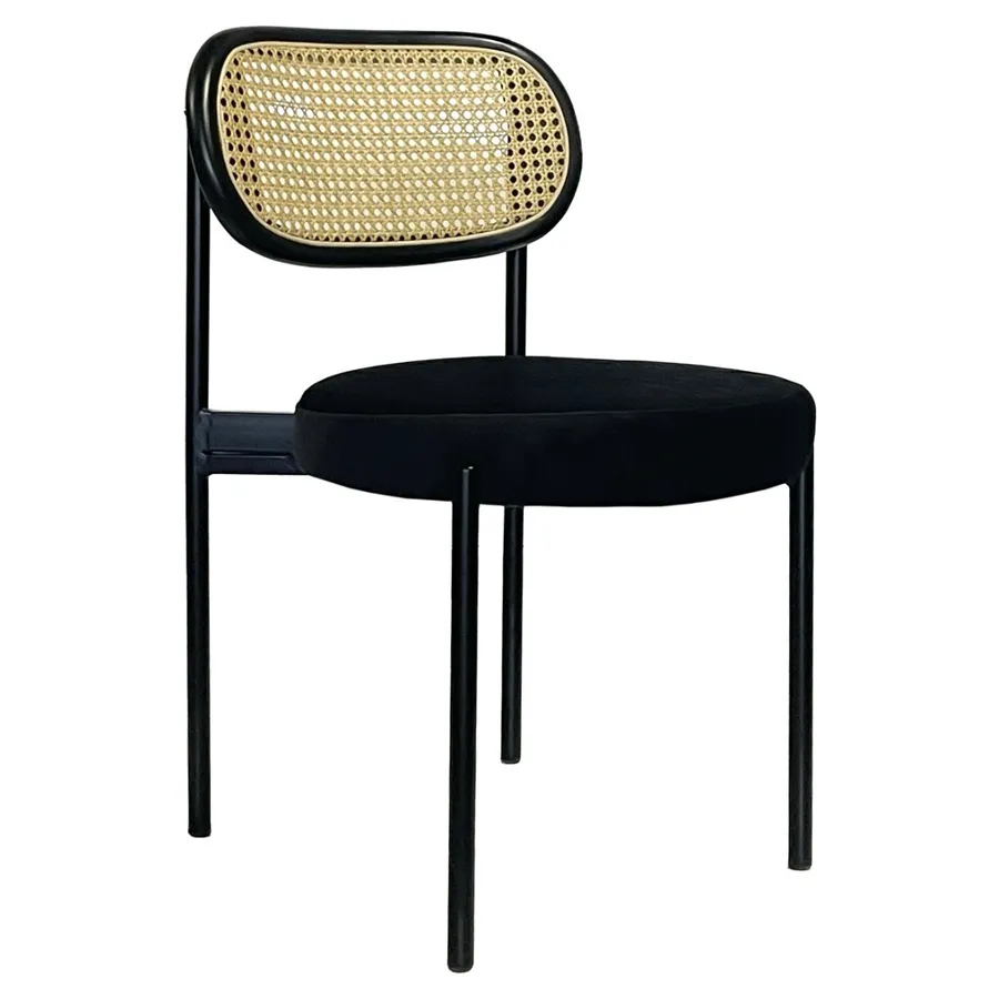 Стул Modern Black, Black Rotango + Total Black - Фото миниатюра 1