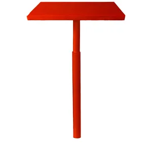 Стол коктейльный Twist Rectangle S, Красный бархат (телескопические ноги) - Фото 2
