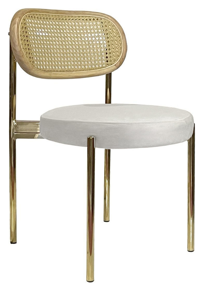 Стул Modern Gold, Natural Rotango + Milky Way