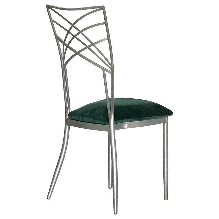Стул Chameleon, серебро, велюр изумрудный - Фото миниатюра 4