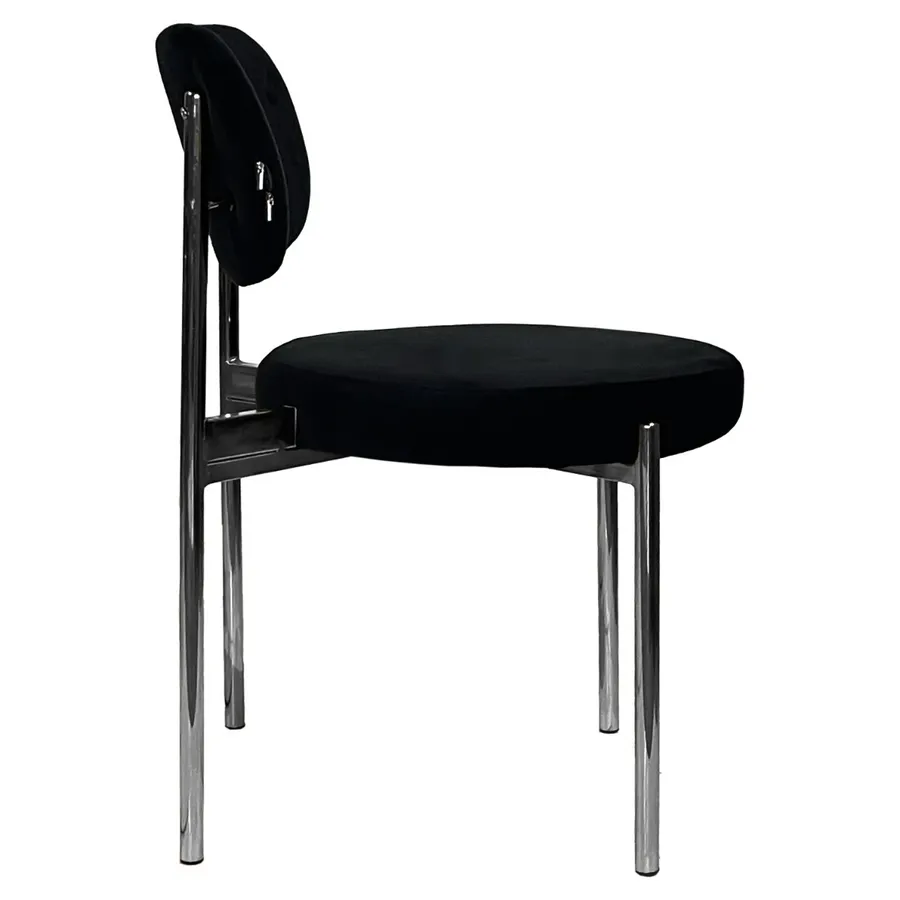 Стул Modern Silver, Total Black - Фото миниатюра 3