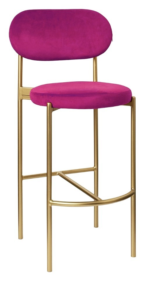 Стул барный Modern Comfy Inviting Fuchsia (любой цвет каркаса)