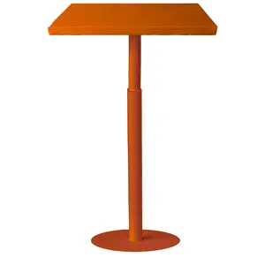 Стол коктейльный Twist Rectangle S, Тыквенный тарт (телескопические ноги) - Фото 1