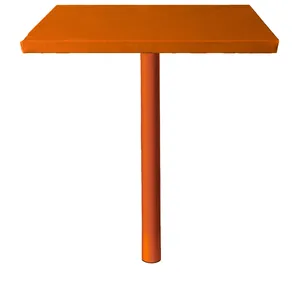 Стол коктейльный Twist Rectangle S, Тыквенный тарт (телескопические ноги) - Фото 4
