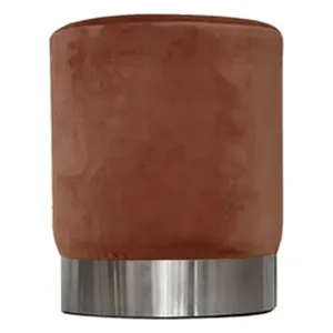 Пуф Silver, кирпичный велюр