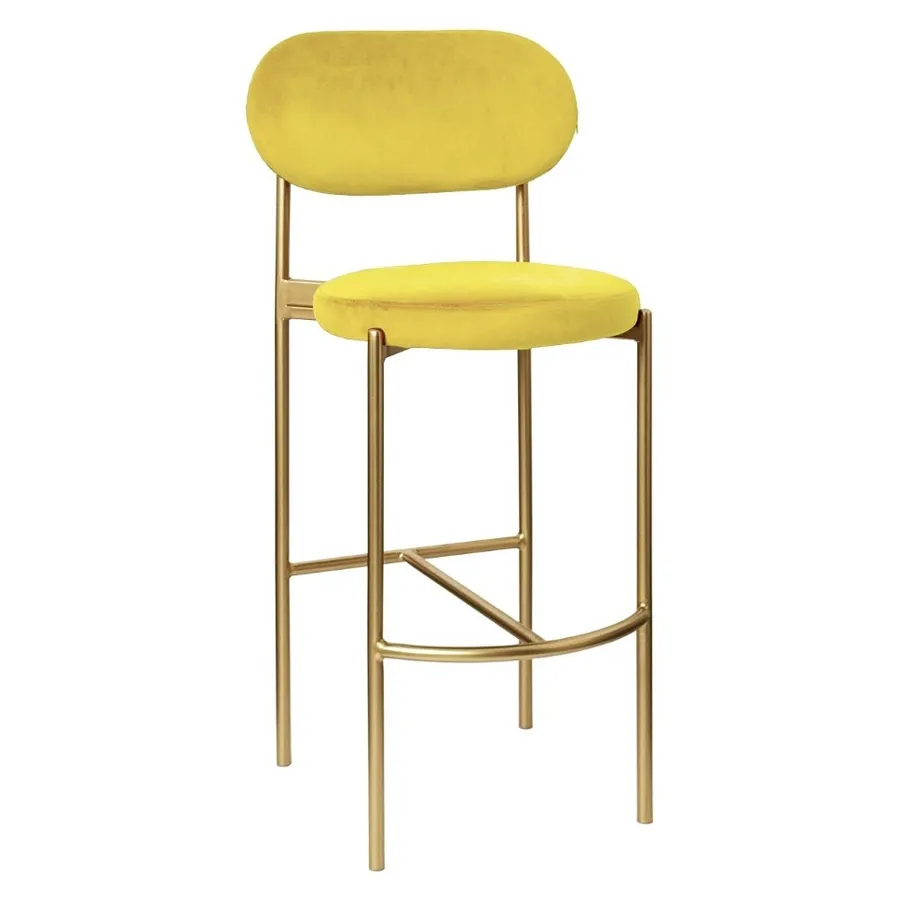 Стул барный Modern Comfy Yellow Submarine (любой цвет каркаса) - Фото основное 1