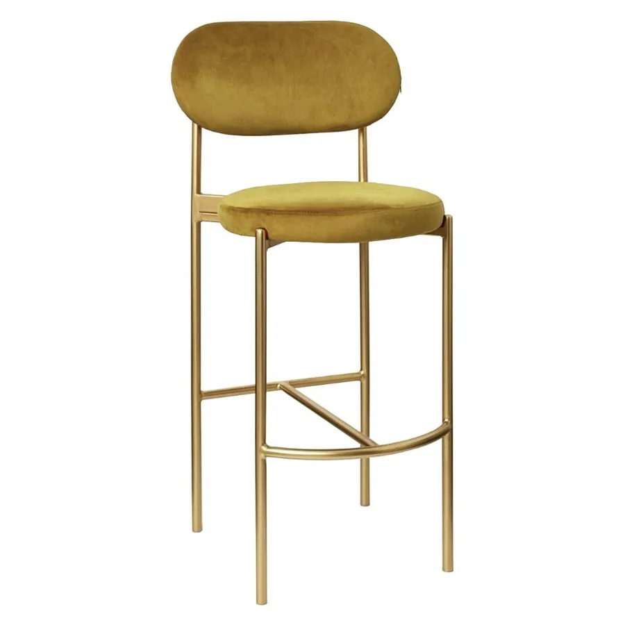 Стул барный Modern Comfy Golden Ocher (любой цвет каркаса) - Фото основное 1