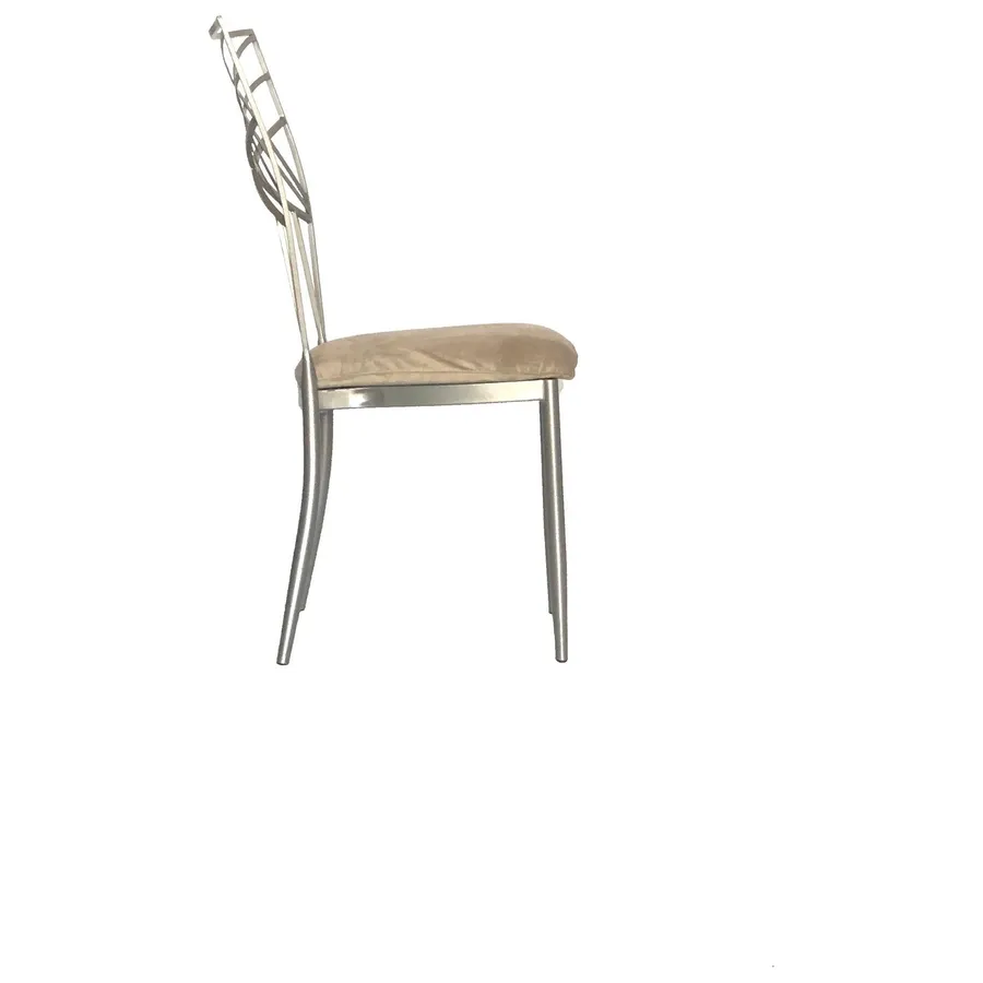 Стул Chameleon серебро (велюр),бежевый - Фото миниатюра 3