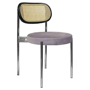 Стул Modern Silver, Black Rotango + Pale Orchid - Фото 1