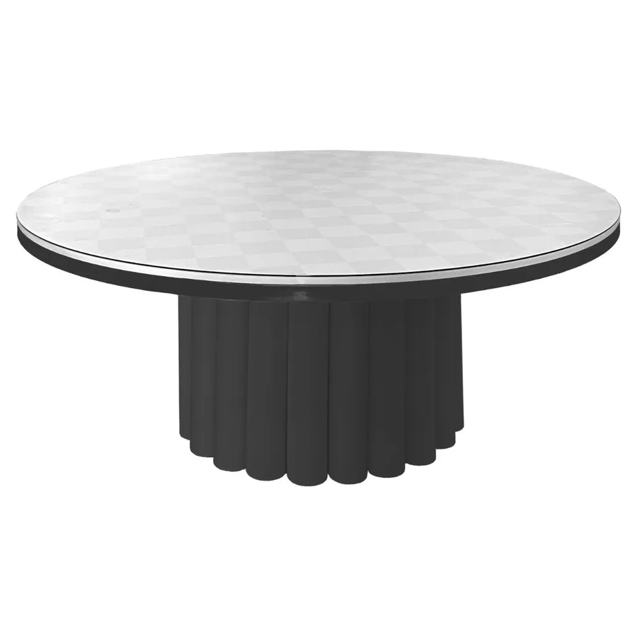 Стол Squash черный + печать на столешницу Print Etc. - Фото основное 1