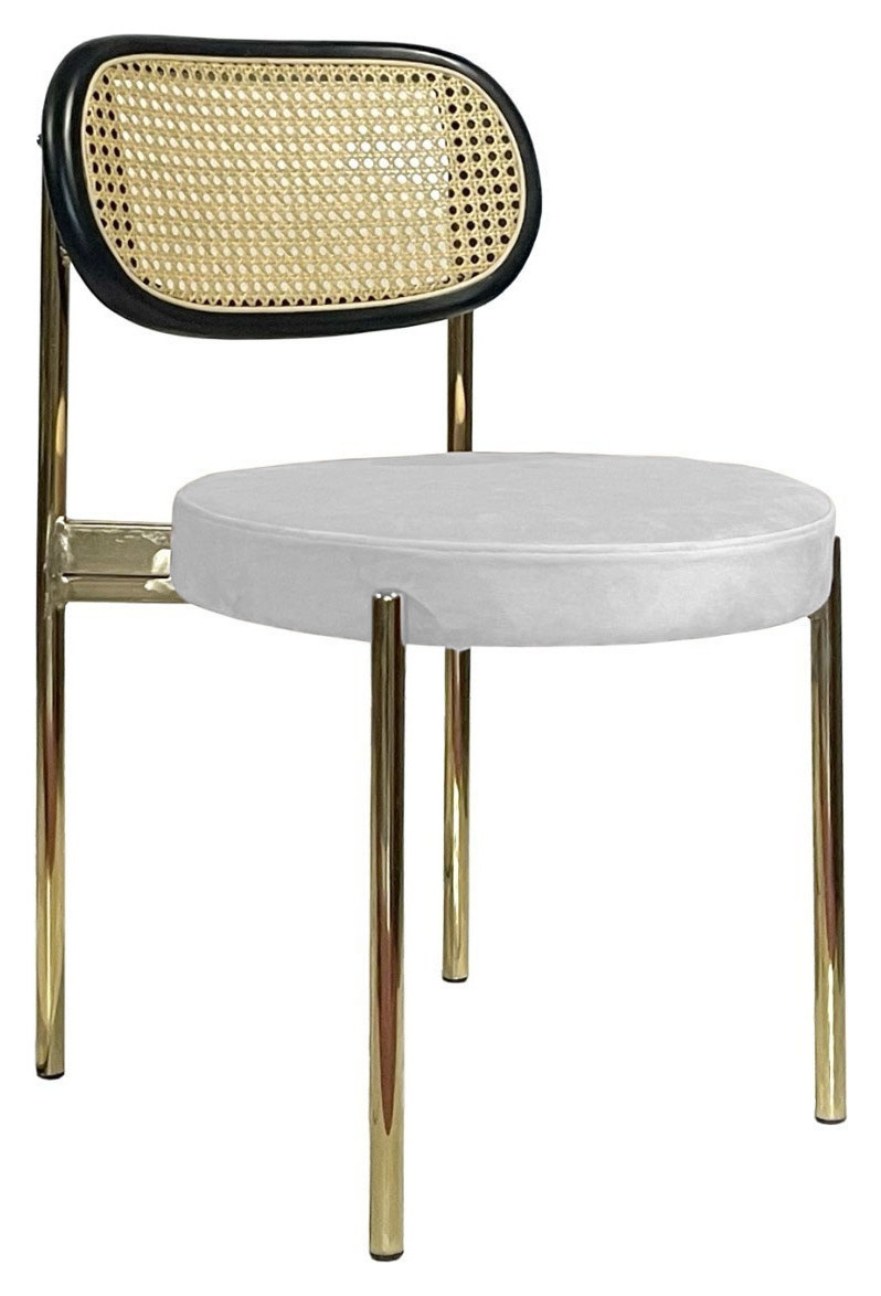 Стул Modern Gold, Black Rotango + Milky Way