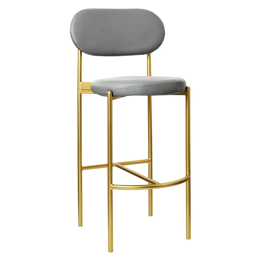 Стул барный Modern Comfy база (экокожа + любой цвет каркаса) - Фото миниатюра 1