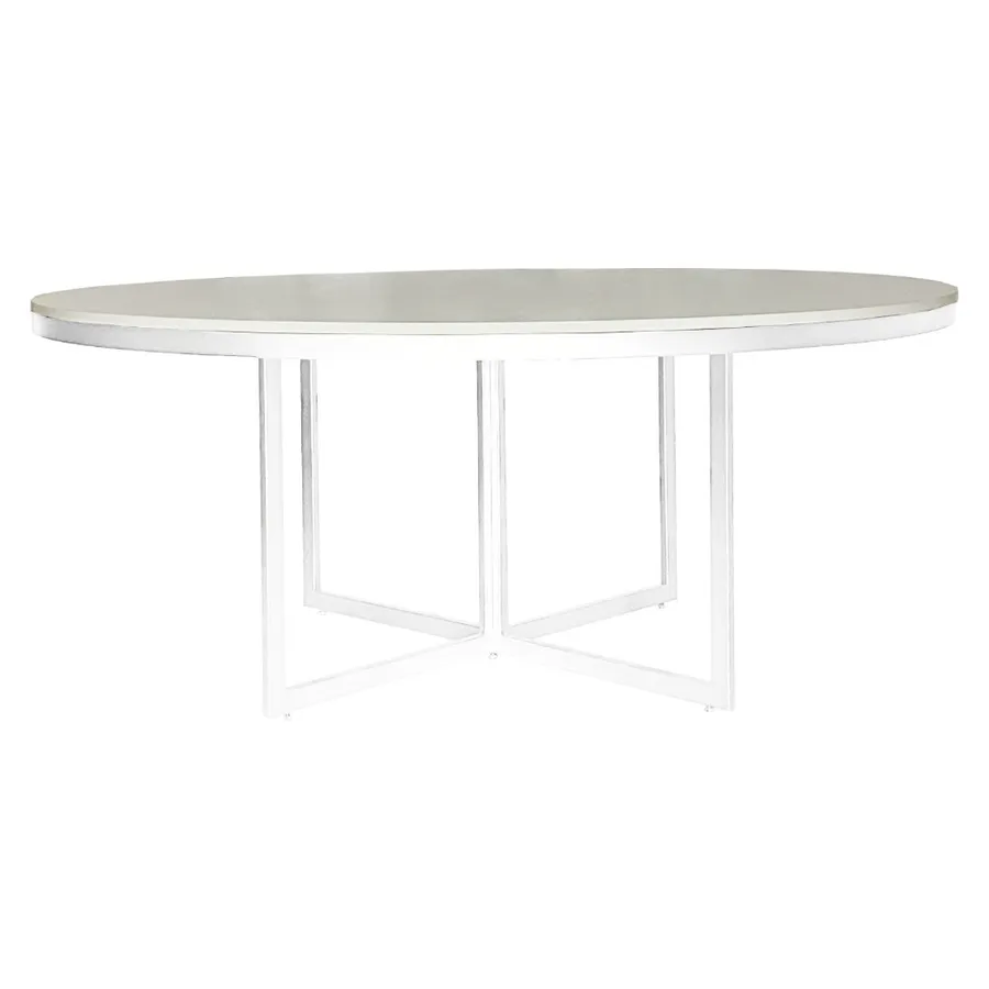 Стол Corners круглый, белый + перекрас металла в любой цвет - Фото миниатюра 3