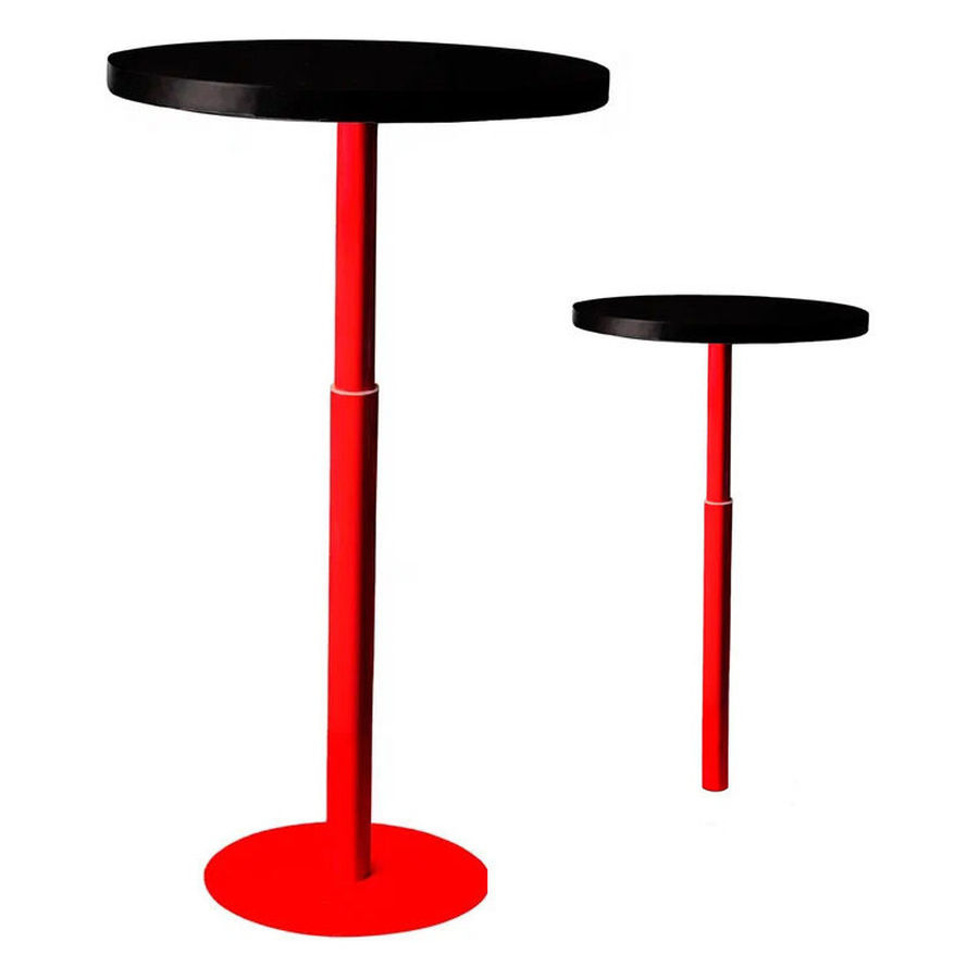 Стол коктейльный Twist Circle Black  (телескопическая нога) - Фото миниатюра 6