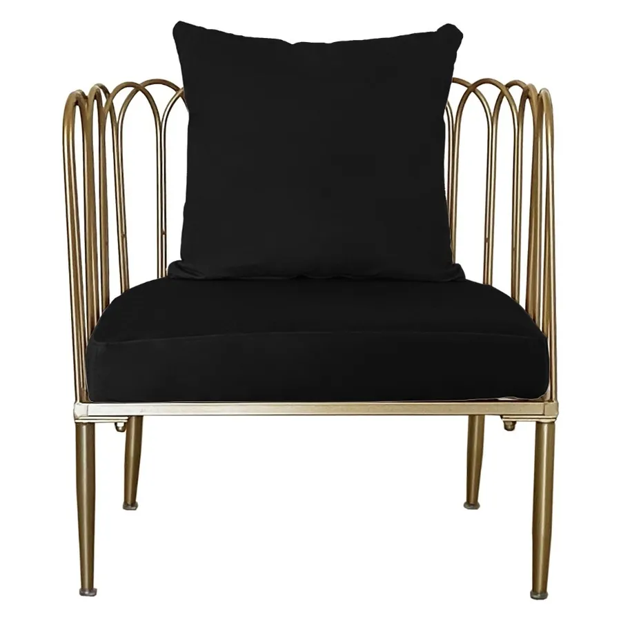 Кресло Squash Total Black - Фото миниатюра 1